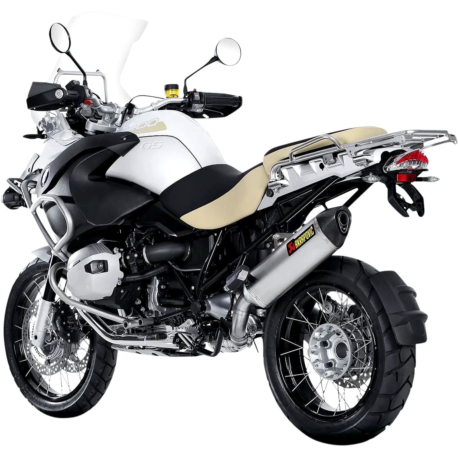 Akrapovic Titanium Line Slip On Silencer For BMW R 1200 GS Adventure Triple Black 2012